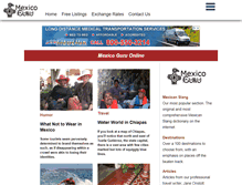 Tablet Screenshot of mexicoguru.com